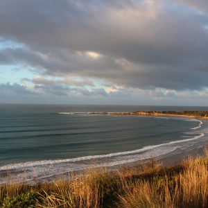 The winter light at Airley Beach is a stunning start to the day
