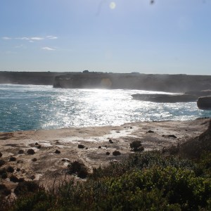 Coastal scenery near the Great ocean Road